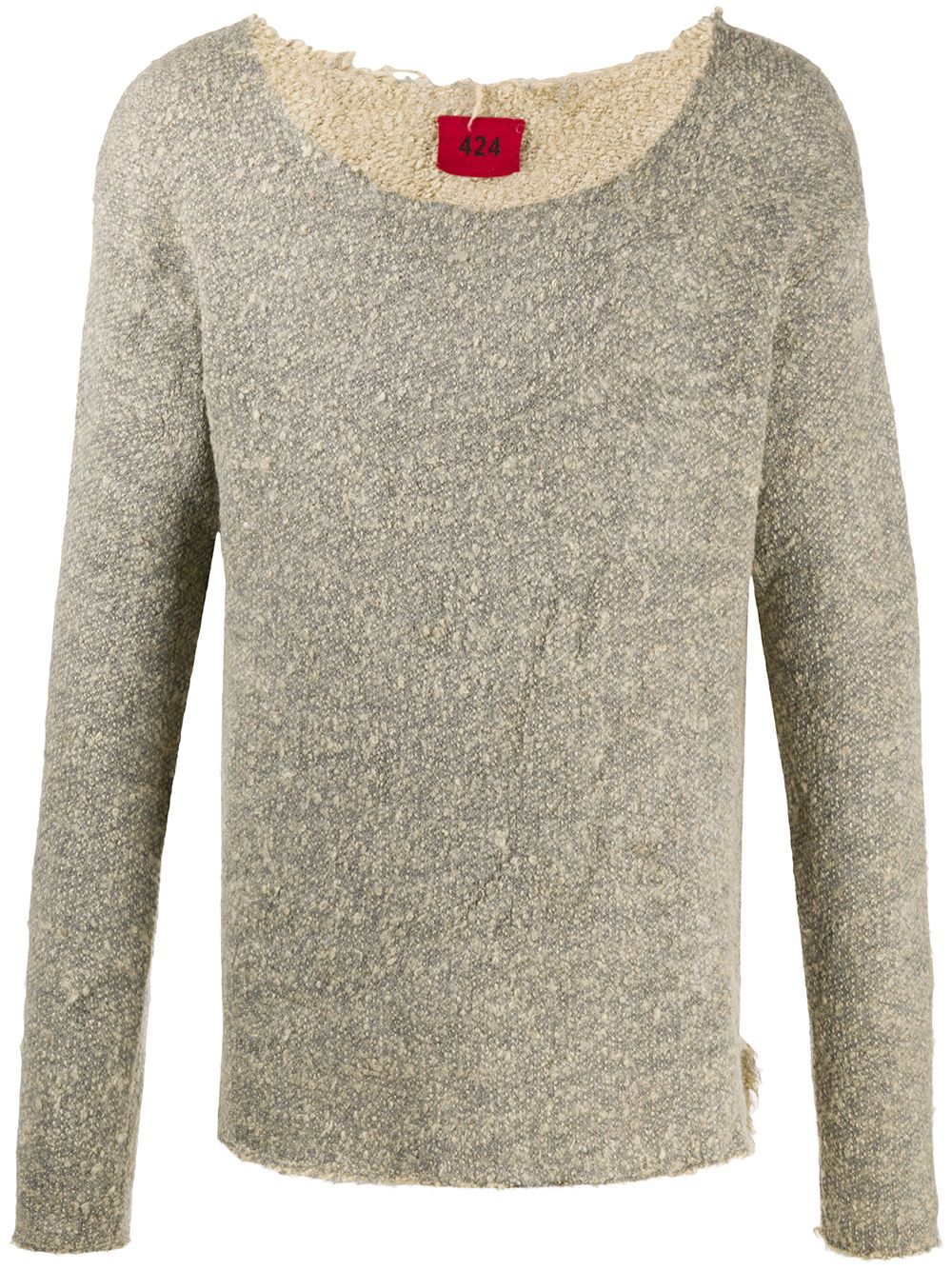 фото 424 distressed textured jumper