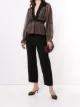 Image 2 of Karen Walker Lawn straight-leg cropped trousers