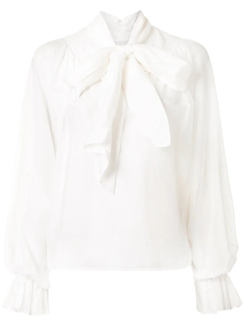 фото Karen walker ornamental pussybow blouse