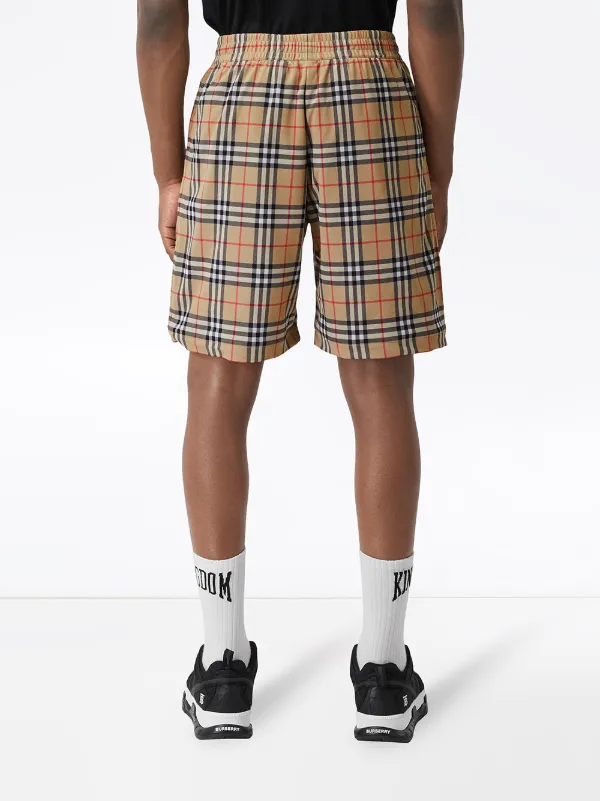 Burberry print hot sale shorts