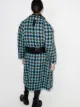 Moncler معطف تويد بحزام 1952