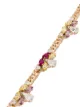 Anton Heunis 24kt gold-plated crystal flower necklace