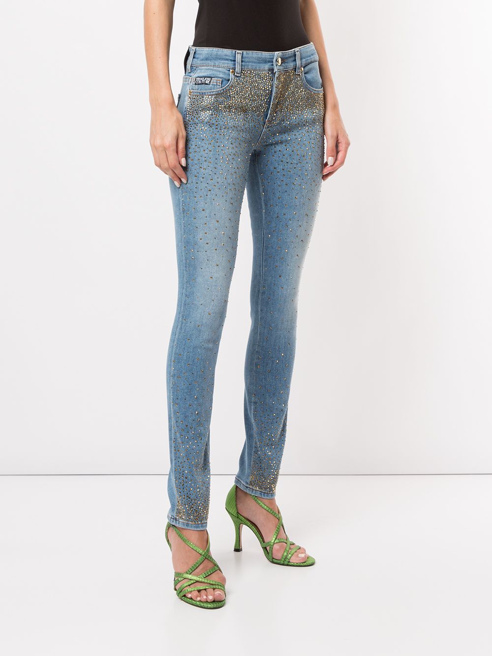 фото Versace jeans couture джинсы скинни