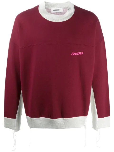 AMBUSH sudadera con detalle de paneles