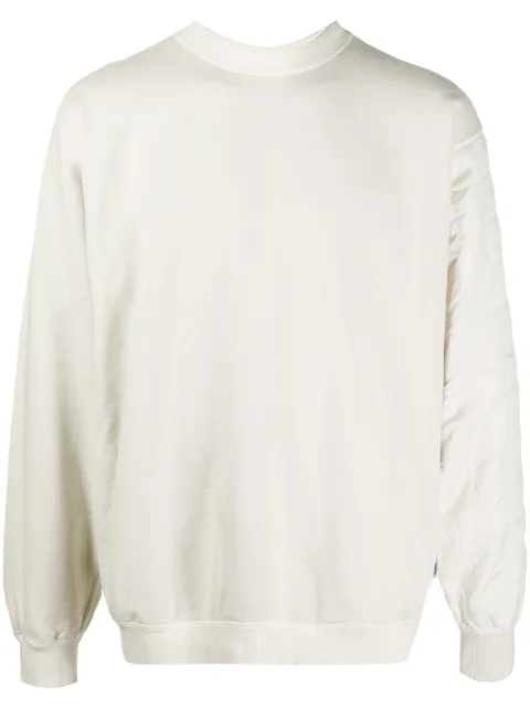 AMBUSH quilted crew neck sweatshirt