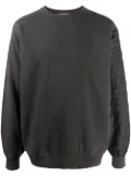 AMBUSH quilted back sweatshirt - Black