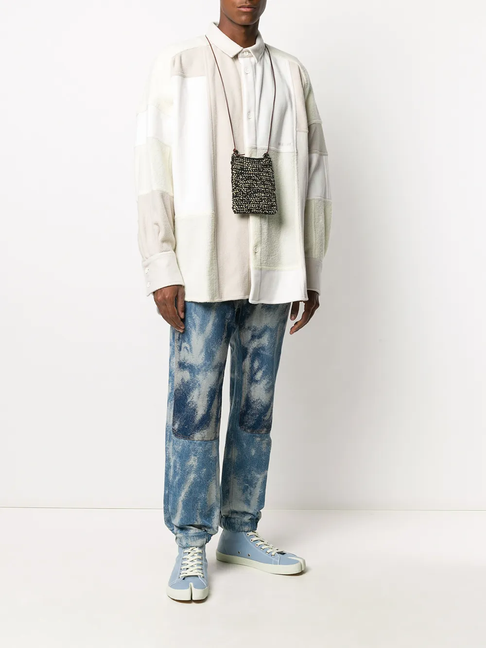 Image 2 of AMBUSH patchwork overshirt