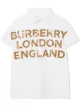 الصورة 1 من Burberry Kids قميص بطبعة شعار الماركة