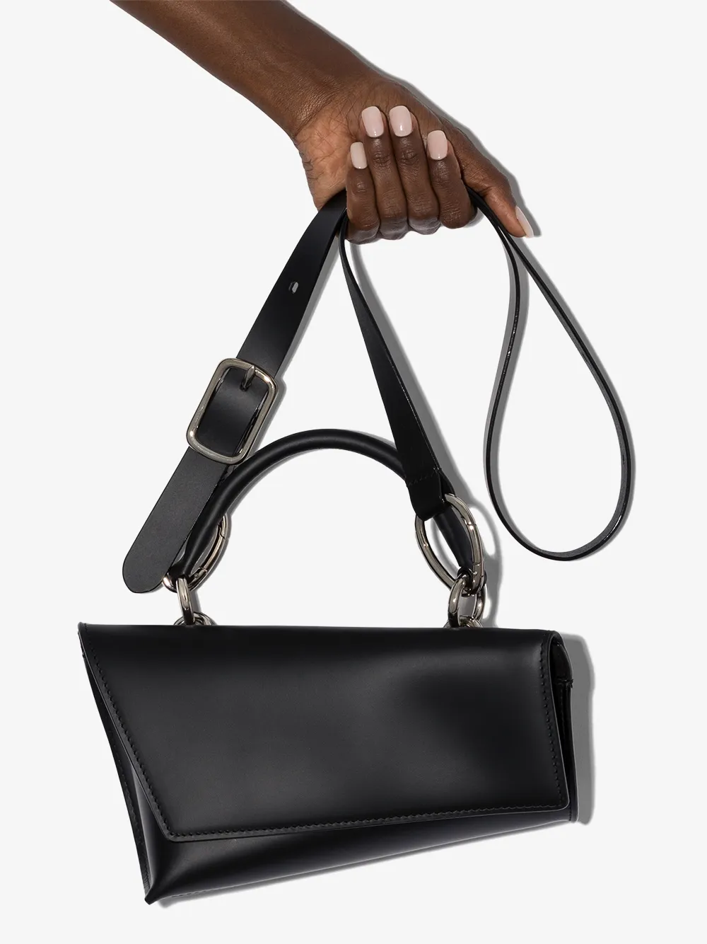 Shop VENCZEL VX-S leather shoulder bag with Express Delivery - FARFETCH