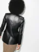 Off-White logo-print double-breasted jacket