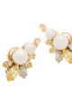 Anton Heunis Flower pearl crystal earrings