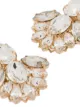 Anton Heunis crystal cascade drop earrings