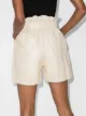 Frankie Shop Alex paper bag waist shorts