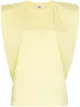 Image 1 of Frankie Shop Eva padded cotton T-shirt