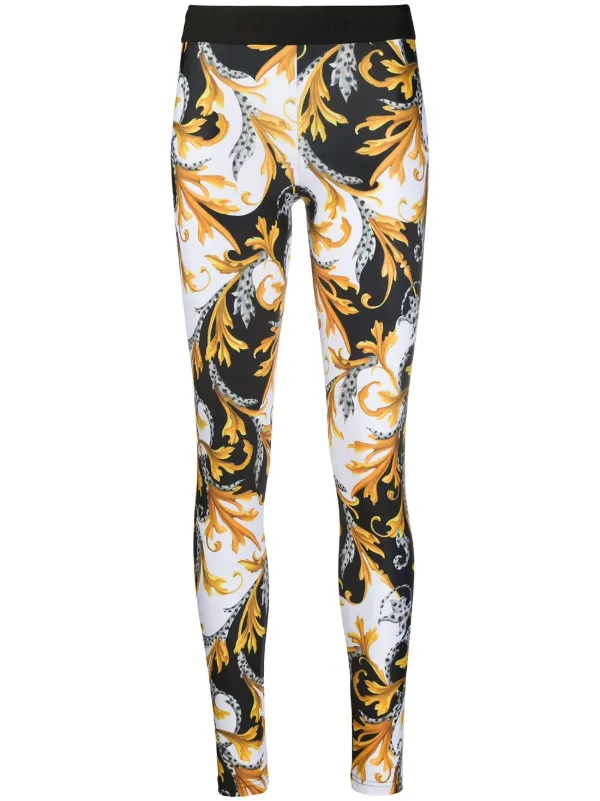 versace gym leggings