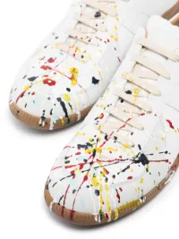 maison margiela white paint splatter