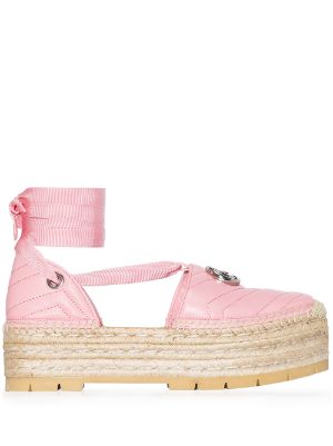 espadrille compensée gucci