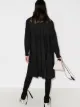 Pleats Please Issey Miyake double-breasted pleated coat