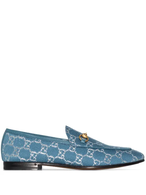 gucci jordaan jacquard loafer