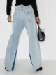Natasha Zinko contrast-insert wide-leg jeans