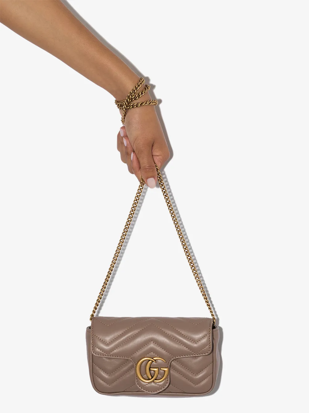 Gucci Super Mini GG Marmont Crossbody Bag - Farfetch