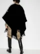 Moncler poncho à taille ceinturée