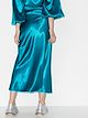 Collina Strada ribbon detail satin midi skirt
