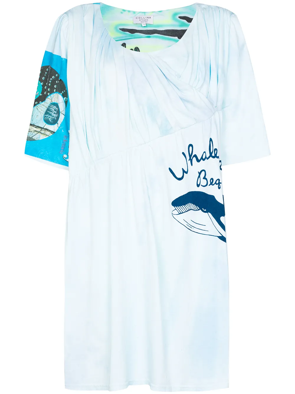 Collina Strada платье-футболка Cupcake с принтом тай-дай