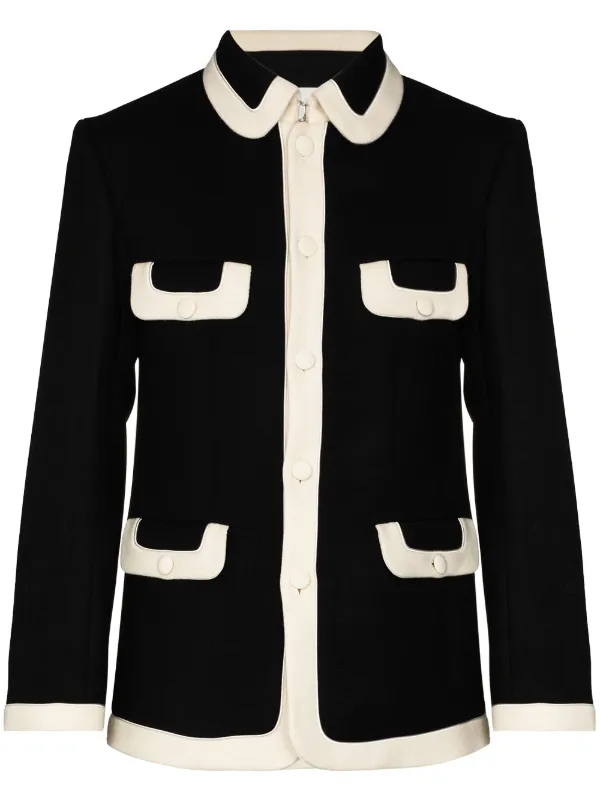 black jacket wool