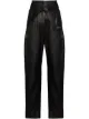 Image 1 of Off-White high-waisted leather trousers