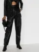 Image 2 of Off-White high-waisted leather trousers