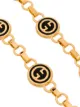 Gucci logo-embellished gold-tone chain belt