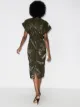 Frankie Shop Erin PVC shirt dress
