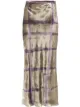 Image 1 of Collina Strada check print midi skirt