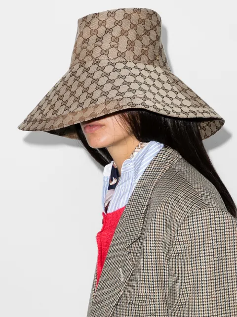 gucci wide brim hat