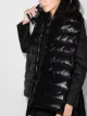 Moncler padded hood-detail scarf