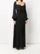NERVI Pat floor-length brocade evening gown