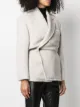 AMBUSH off-centre fastening textured jacket