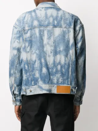 bleached-effect denim jacket展示图