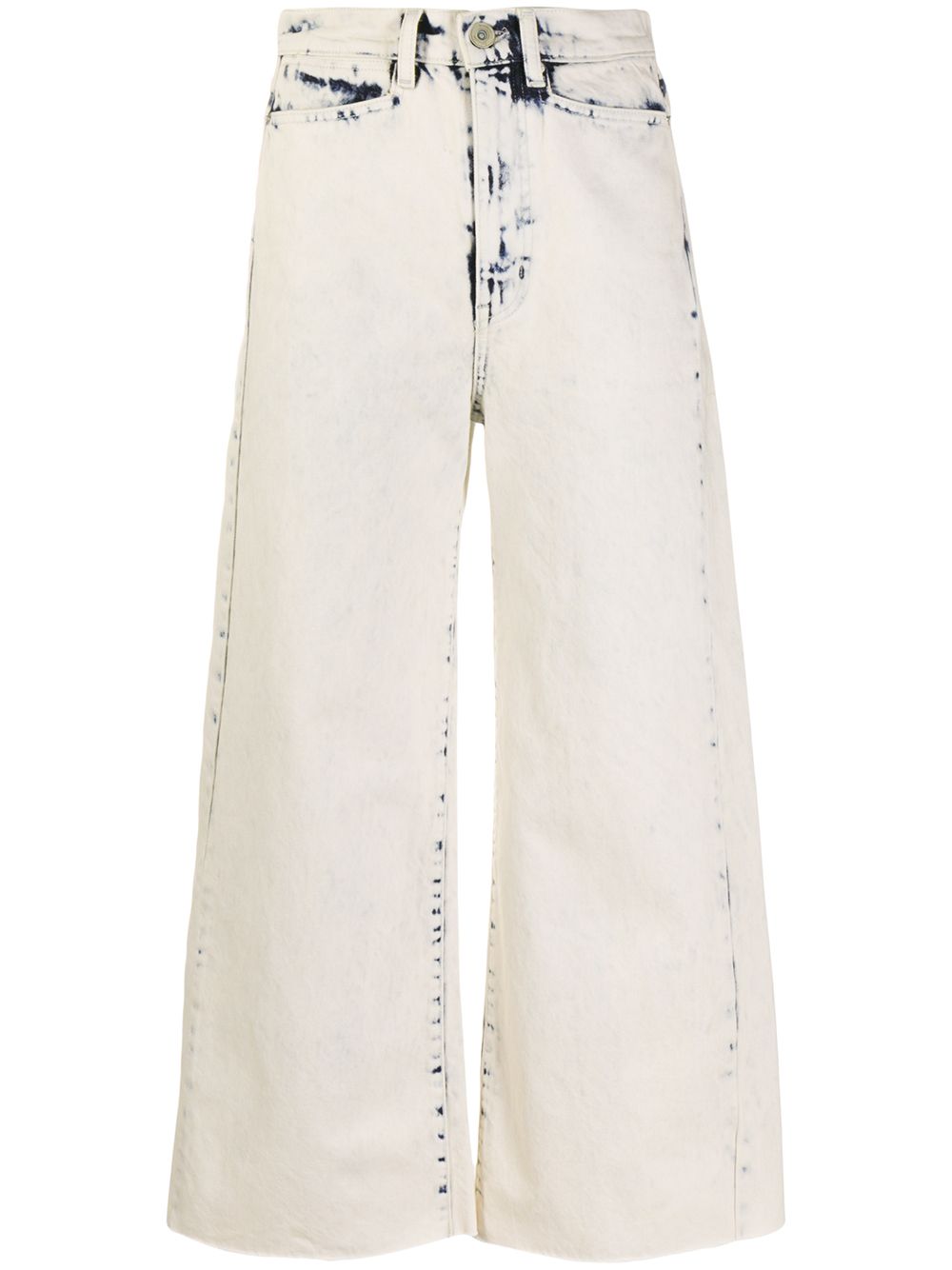 фото Proenza schouler wide-leg acid-wash jeans