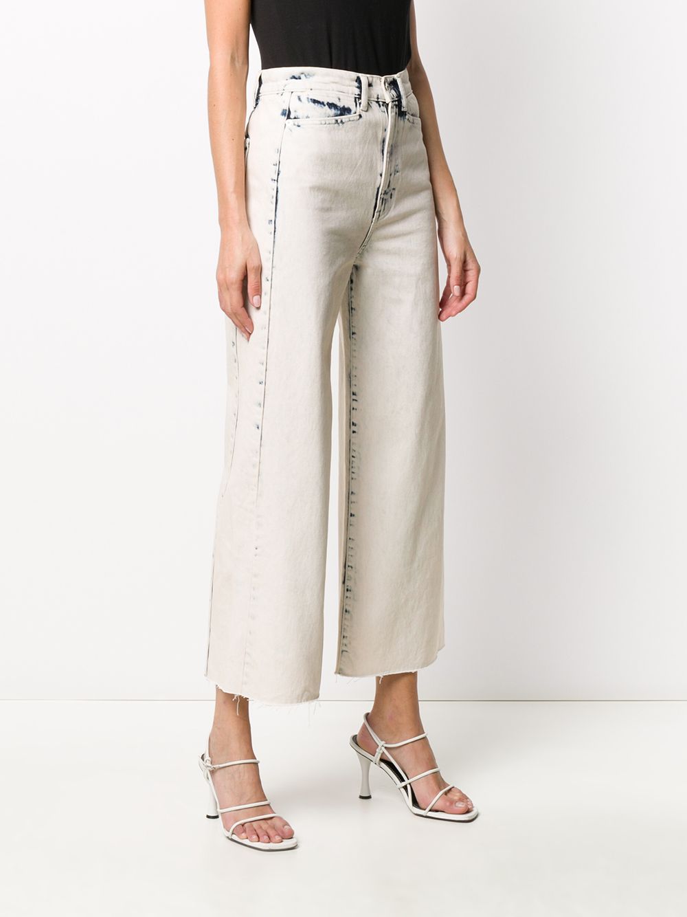 фото Proenza schouler wide-leg acid-wash jeans