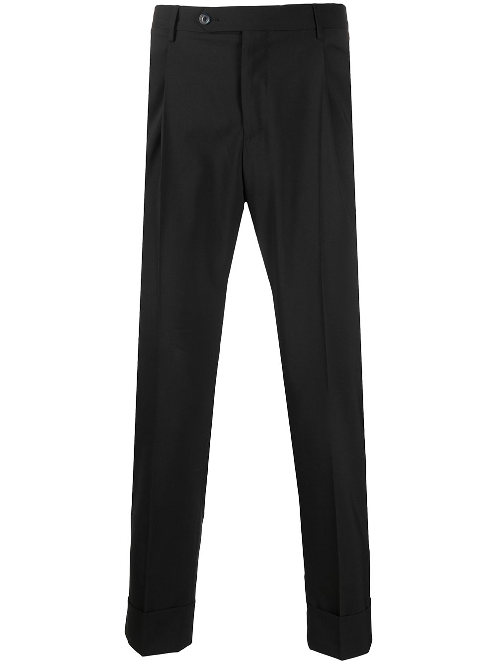 Pt01 Slim Tailored Trousers In Black