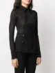 AMBUSH asymmetric sheer shirt