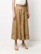 Zimmermann animal-print pleated skirt