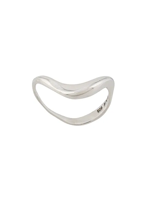 BAR JEWELLERY large Wave ring