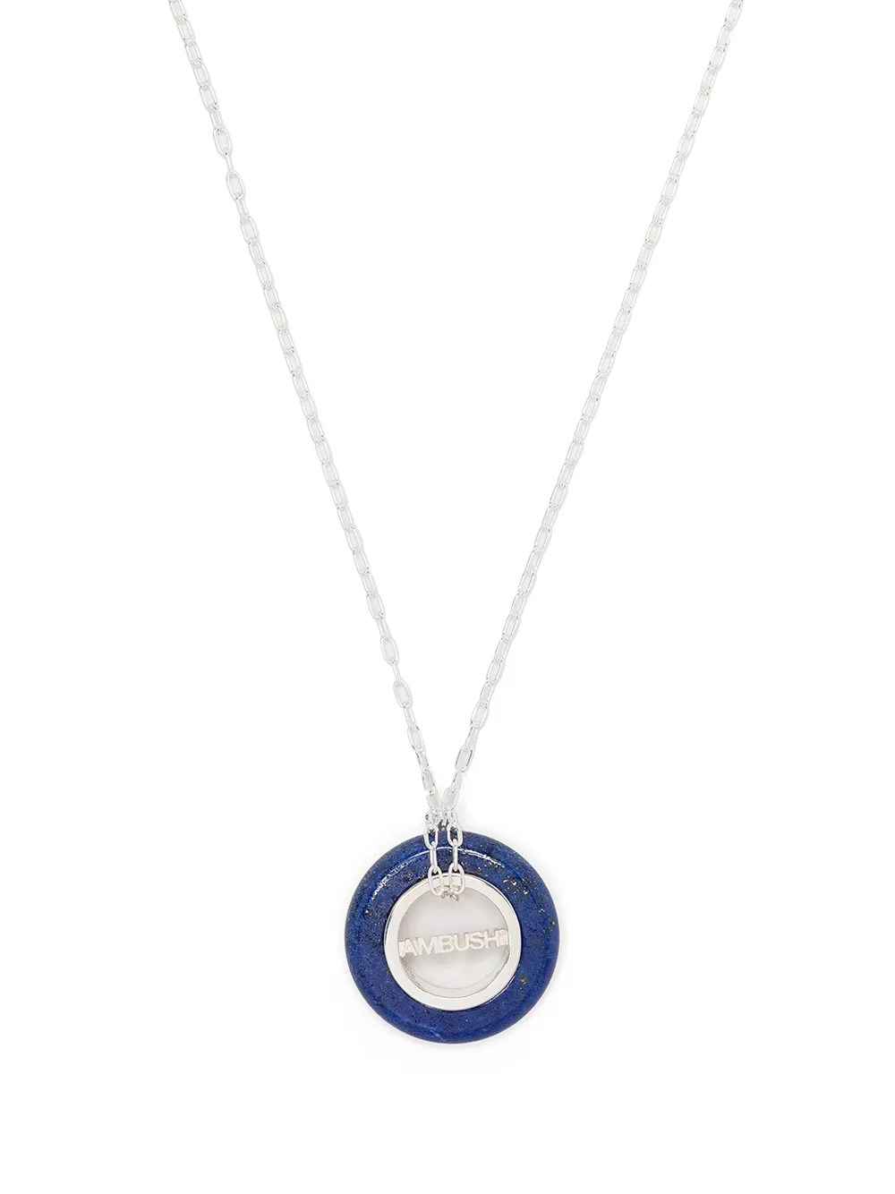 Ambush Logo-pendant Necklace In Silver