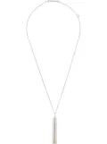AMBUSH tube pendant necklace - Silver