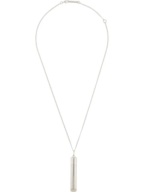 AMBUSH tube pendant necklace