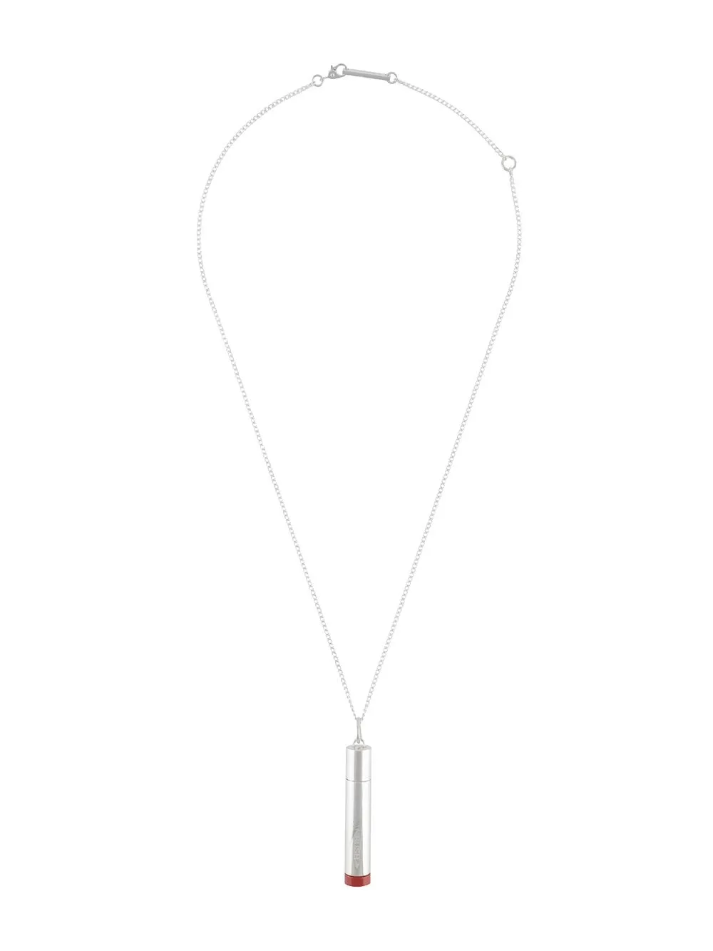 AMBUSH Pill Case chain necklace | Silver | Image 1