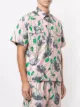 MSGM قميص بطبعة زهور وأكمام قصيرة